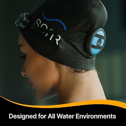 Miniatura 3 de SONR Paquete de música 2 en 1 reproductor de música subacuático de oreja abierta para nadadores y gafas de natación antivaho