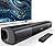 RIOWOIS Sound Bar for Smart TV, Bass Boost and Crisp Vocals,Bluetooth Soundbar for TV/PC/Gaming/Projectors,Optical/AUX/Wall Mount,17inch