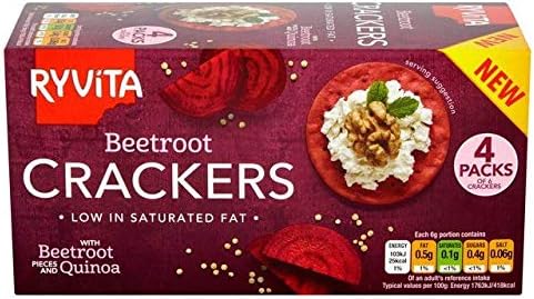 Ryvita Beetroot & Quinoa Crackers - 150g (0.33 lbs)