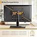 Perlegear TV Ständer TV Standfuss Universal für 32-60 Zoll OLED LCD Flach & Curved Fernseher bis zu 40kg, Max.VESA 400x400mm, Höhenverstellbar & Stabile Base