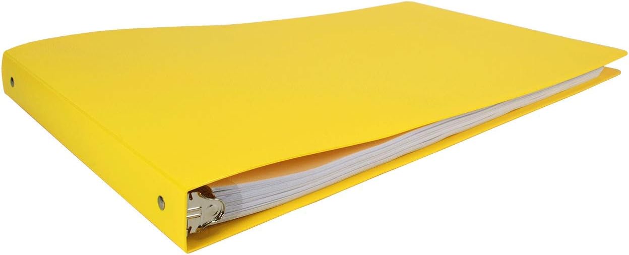 11x17 Binder Poly Panel Featuring a 1" Round Ring Maroon