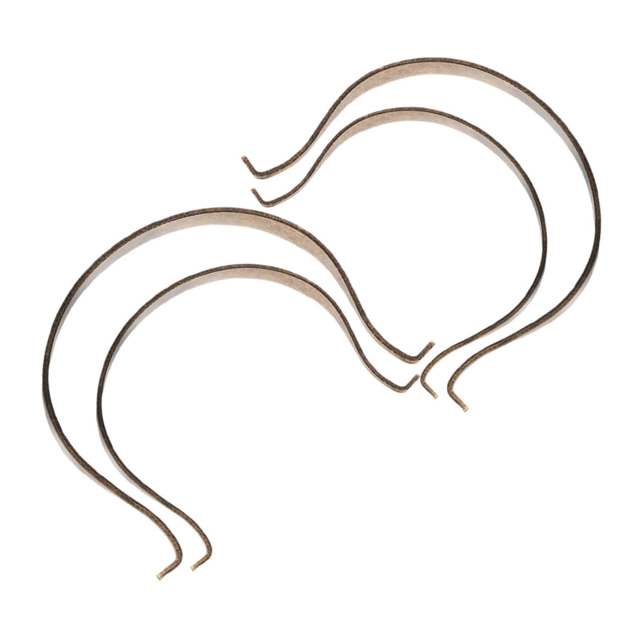 BIUDECO 4pcs Metal Teapot Handle Replacement for Ceramic Pottery Tea Kettle Accessories Sturdy Easy to Install