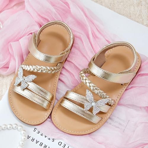 Image of GINFIVE Toddler Girls Sandals Girls Toddler Sandals Little Girls Kids Shoes