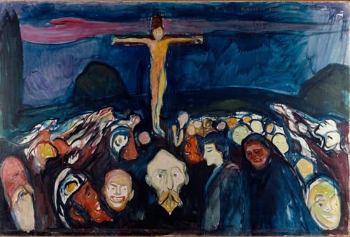 Peinture du Golgotha par Edvard Munch : habillez vos grands murs vides avec cette toile 60x90