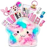 Perfektes Geschenk für junge kleine Mädchen - Das Make-up für Babys und Vorschulkinder im Alter von 3-4, 4-5, 6-8, 8-10, 10-12 oder älter ist ein ideales Geschenk. Ihre kleine Prinzessin wird von diesem kompletten Make-up-Set begeistert sein. Es enthält alles, was kleine Mädchen in ihrer ersten Make-up-Tasche haben möchten. Geeignet für jeden Anlass, Geburtstag, Rollenspiel, Prinzessinnenpartys, Weihnachten usw.