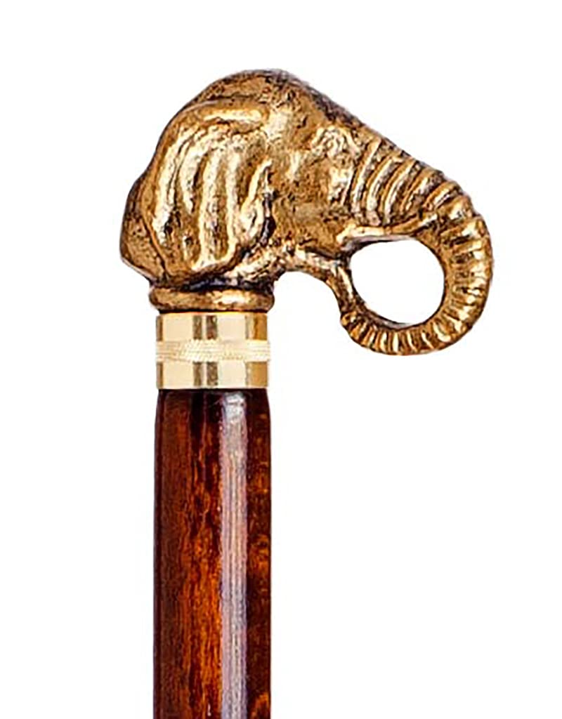 Bastone collezione Testa di Elefante Bronzo (702)