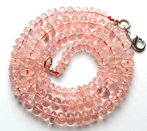 Natural Morganite Big Size Beads perles rondes lisses 3.5-7 mm pour fabrication de bijoux