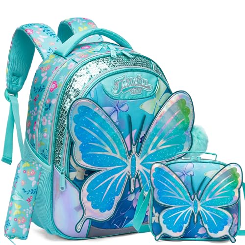 HTgroce Sac a Dos Enfant Cartable, Trousse Scolaire et...