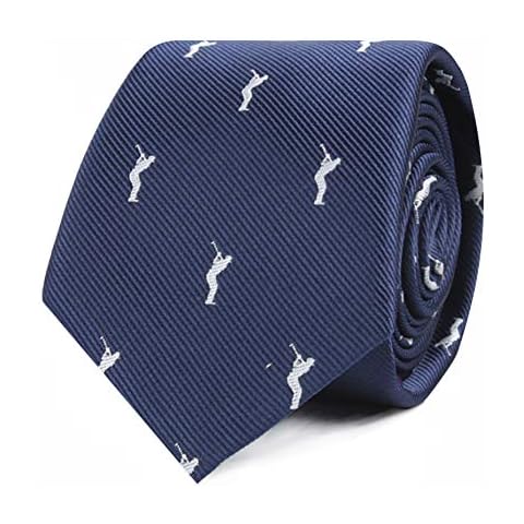 Golf Fan Golfer Tie for Men | USPGA Masters Fan Ties for Him | Christmas Pressie for Him (Golf Swing) Cover
