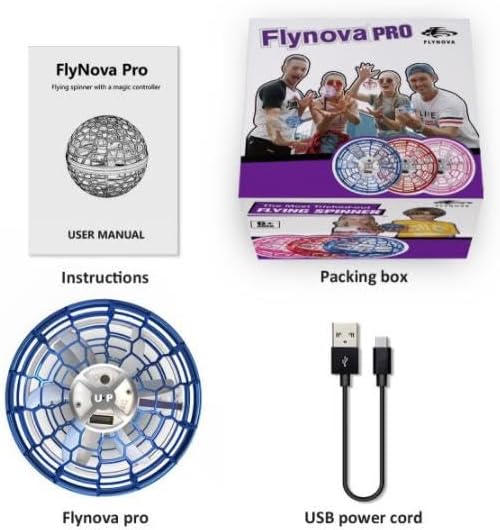 Miniatura 2 de Bola de orbe voladora 2023, juguetes mejorados, bola flotante controlada a mano, boomerang volador cósmico giratorio, bola mágica con luces RGB,