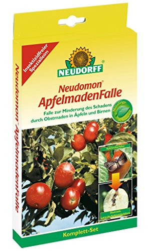 Neudorff Neudomon ApfelmadenFalle Ein Komplettset mit Falle Leimböden und Pheromonkapseln