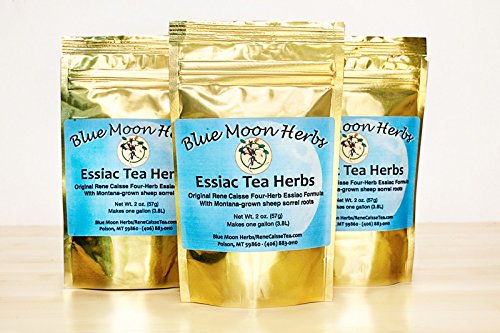 3-Pack Essiac Tea Herbs organic with Sheep sorrel root included - 2 oz.