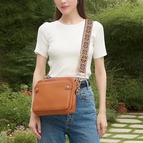Image of Purse Straps Replacement Crossbody Wide Bag Strap for Purses Adjustable Shoulder Straps for Women Bags