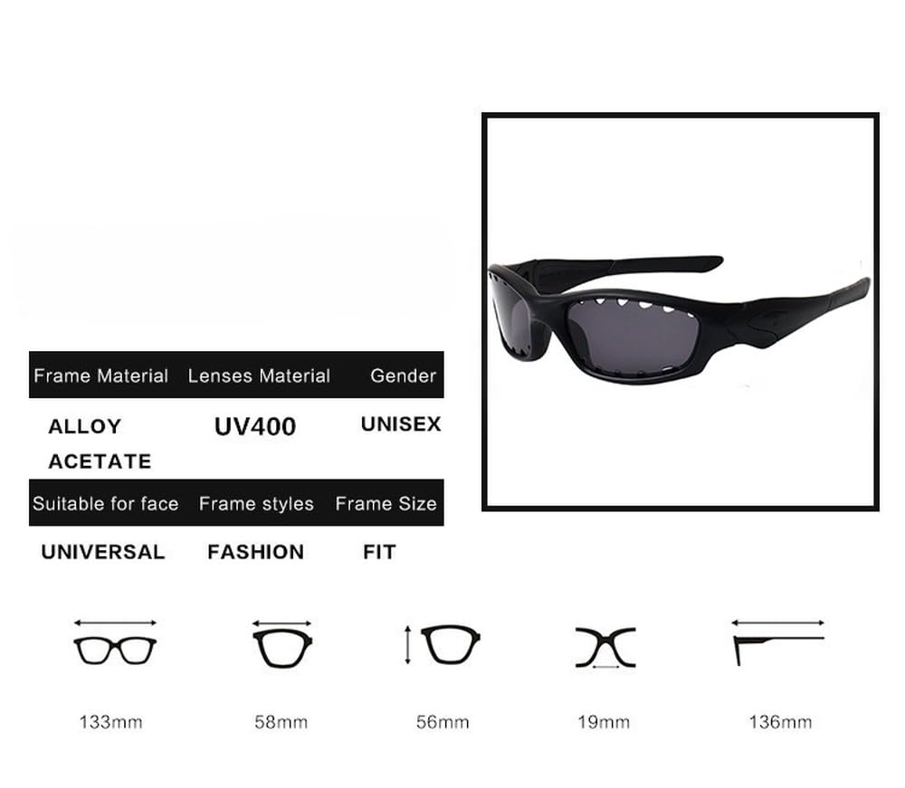 Klasyczne kwadratowe okulary przeciwsłoneczne dla mężczyzn, kobiet, modne, sportowe, do jazdy samochodem, unisex, oprawki, męskie, UV400