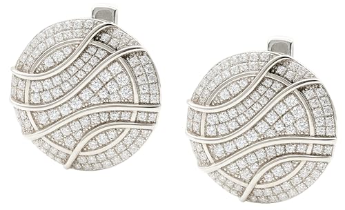 Boucles d'oreilles femme argent 925 rondes de 18.5mm parfaites pour le quotidien