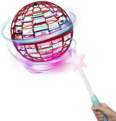 2021 Flynova Pro Ball Fliegendes Spielzeug Kugelform Magischer Controller Mini Drohne Flugspielzeuge Fliegender Spinner LED Leuchten für