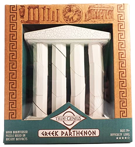 Project Genius True Genius - Greek Parthenon Brainteaser Puzzle, Wooden Puzzle, Assembly Puzzle, Disassembly Puzzle, Brain Teaser, 3D Puzzle - Thumbnail 4