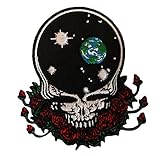 C&D Visionary Application Grateful Dead Space Your Face 5 Patch, Black