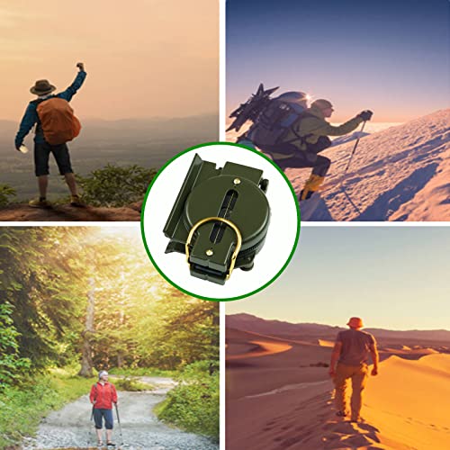 Military Compass, Jyeastz Lensatic Sighting Compass For Hiking, Multifunctional Outdoor Compass Waterproof Durable Boy Scout Compass For Camping Hunting #TOP1