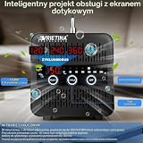 Generator ozonu ekran dotykowy biały