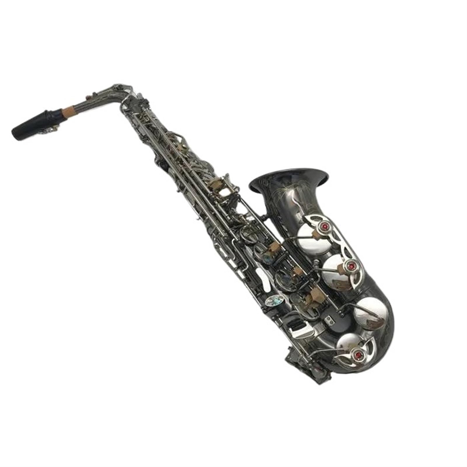 Saksofon Altowy E-Flat Czarny Nikiel Złoty Ustnik Do Saksofonu Altowego Srebrny Klucz Reed Neck Akcesoria Do Instrumentów Muzycznych profesjonalny Saksofon