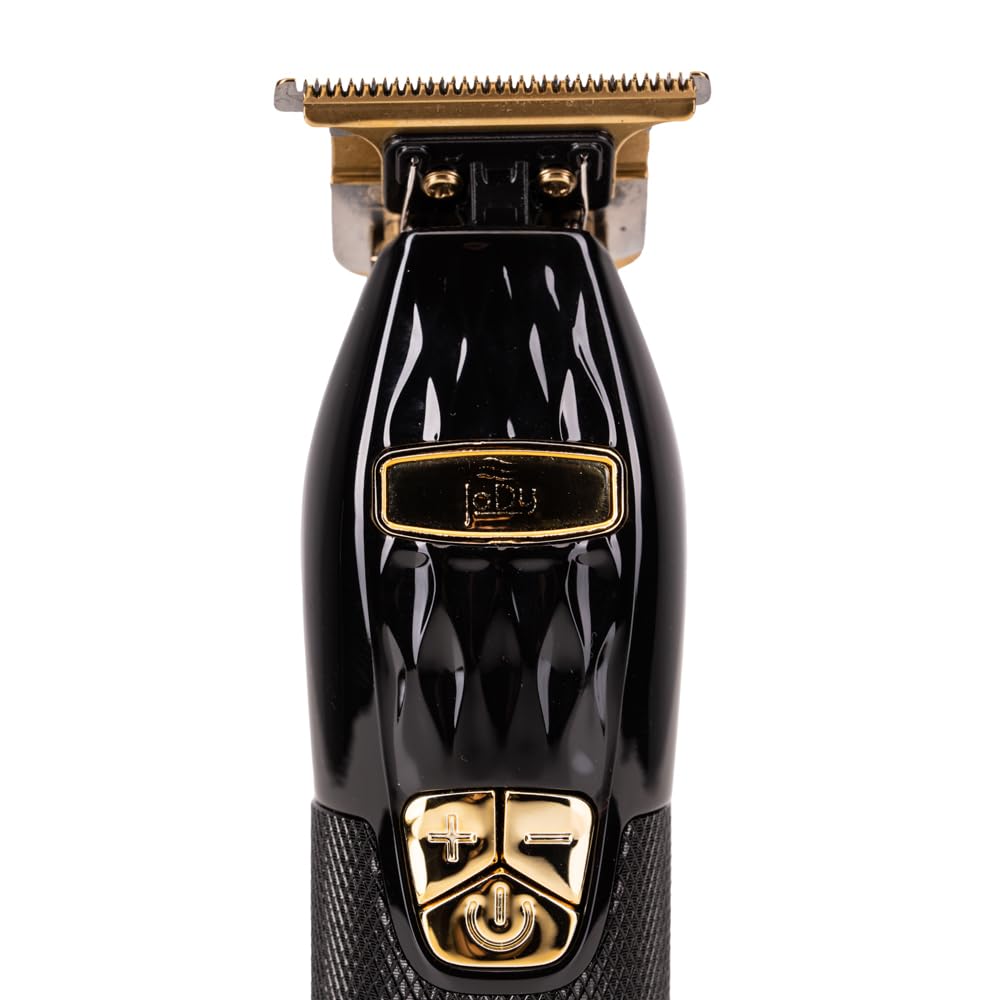 JaDy - Cortapelos Profesional Hombre | Cuchillas Acero Inoxidable | Autonomía 3-4h | Velocidad Ajustable 5000-7000 RPM | Multiusos con Peines Intercambiables, Negro y Dorado