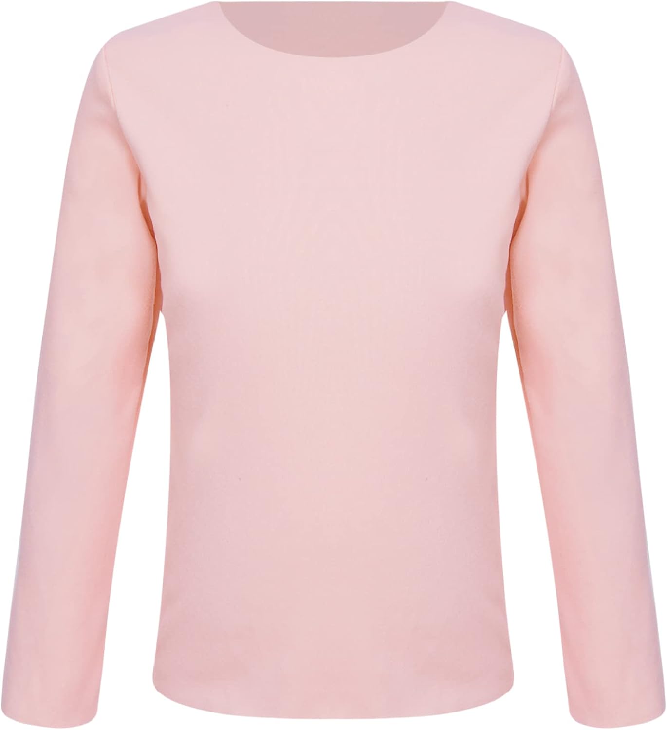 Mufeng Kids Boys and Girls Baselayer Thermal Underwear Tops Solid Color Long Sleeve Compression Shirt Undershirts