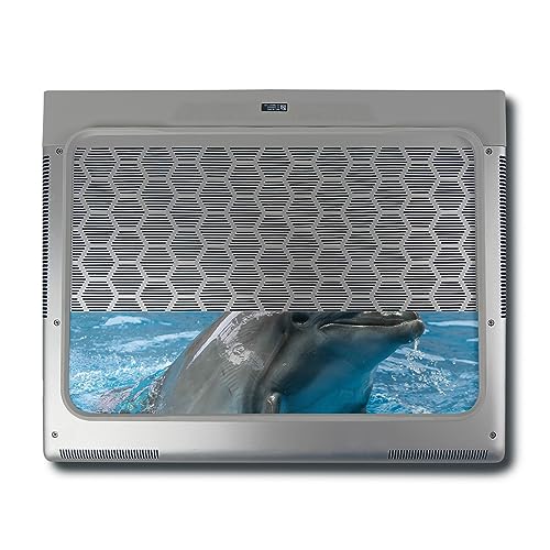 Image of MightySkins Skin Compatible with Alienware X16 R1 (2023) Full Wrap Kit - Dolphin Greeting | Protective, Durable, and Unique Vinyl Decal wrap Cover | Easy to Apply & Change Styles | Made in The USA