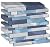 Weimeisc 10 Sheets Peel and Stick Backsplash Tile for Kitchen, Self-Adhesive Mosaic Tile, Stick on Bathroom Vanities?Fireplace Décor, Laundry Table(11.25" X 12.7") (Blue Series)