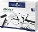 Faber-Castell 167152 - Tuschestift Pitt Artist Pen Manga Advanced Set, 3 Tuschezeichner und Zubehör, 8 Teilig