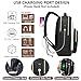 Laptop Backpack for Women Bag - 15.6 inch Work Bags with USB Charger College Bookbag Waterproof Business Computer Backpack Casual Travel Backpacks for Women Nurse Teacher Beige-Black-Brown