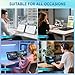 siaviala Laptop Screen Extender, 2025 Upgraded Ultra-Thin 14” FHD 1080P Portable Monitor, Lightweight Dual Laptop Monitor Extender for 13-17.3” Laptops, Plug n Play for Windows/Mac/Android