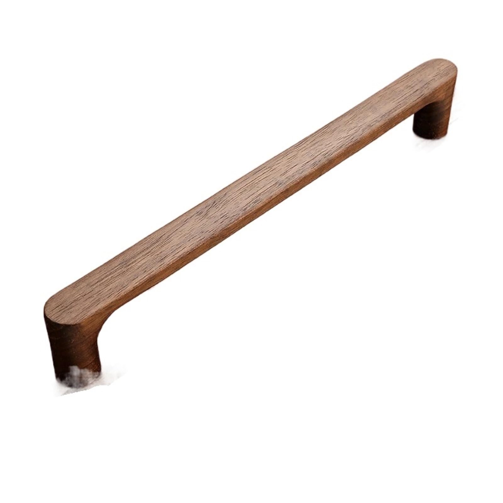 LADFRTYU Wooden Handles 2pc Wooden Cabinet Door Handle Cupboard Knob and Kitchen Knobs Wardrobe Handles for Furniture Hardware(L208xH33xW16xC192mm-B)