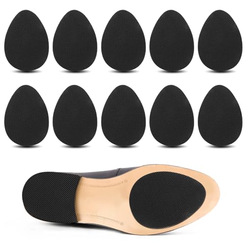 10PCS Almohadillas de Goma, ELEPRUC Suela Antideslizante, Almohadillas Antideslizantes Plantilla, Zapatos Protectores Adhesivos, Zapatos Mujeres Hombres Aautoadhesivas para Suelas de Zapatos