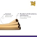WAG IN JOY Calcium Super Treats Sticks 125 GMS | 100% Vegetarian Dog Treat|| Strong Bones and Joint| with Omega 3| Dog Food| Pack of 1|Blueberry & Strawberry with Peanuts|,Young gallery image