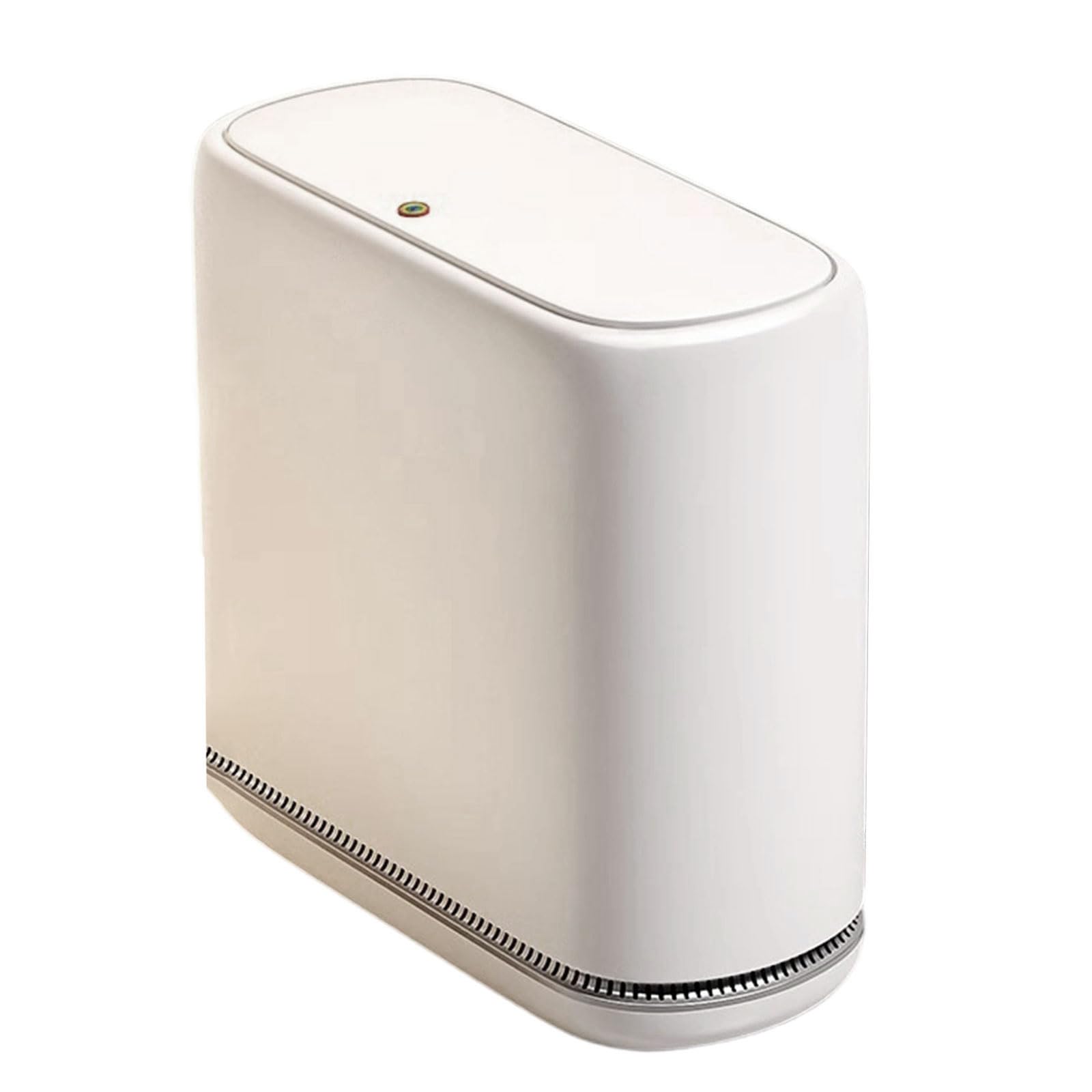 hogtnd Odour Blocking Plastic Bin with Secure Closure for Kitchen Bathroom Bedroom Organisation Space Saving Covered Bathroom Bin