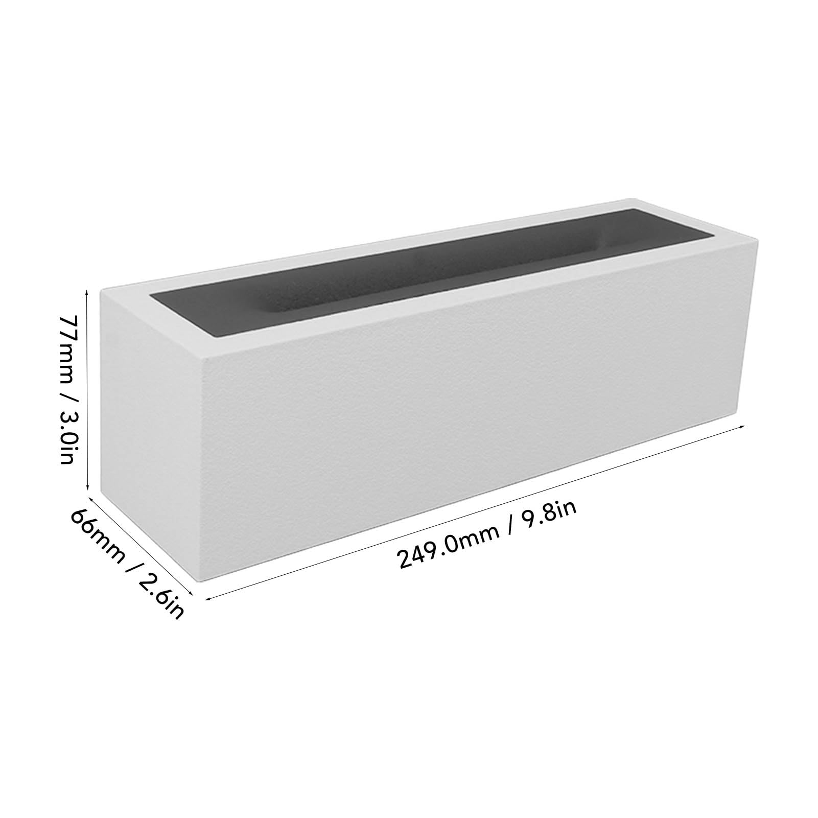 Diffusore di oli essenziali Nordic Flame per aromaterapia e (Bianca) | Diffusore di oli essenziali in stile nordico con effetto luce fiamma, capacità 300 ml, emissione di nebbia silenziosa e