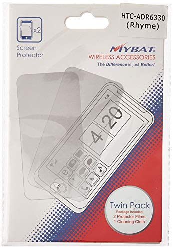 MYBAT HTCADR6330LCDSCPRTW LCD Screen Protector for HTC Rhyme ADR6330 - Retail Packaging - Twin Pack