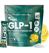 GLP-1 Supplement 6g Fiber - with Chromium &amp; Glucomannan Booster Drink Mix with to Control Appetit...
