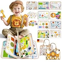 Busy Board Deutsch, Busy Board Ab 1 Jahr, Montessori Spielzeug Ab 1 Jahr, Montessori Spielzeug Baby, Spielzeug Ab 2 Jahre, Motorikspielzeug, Quiet Book, Activity Board, Geschenke für Junge Mädchen