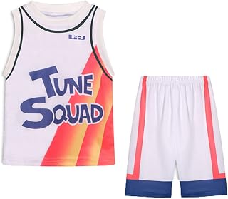 Boy's Basketball Jerseys New Legacy Movie Cartoon T-Shirts and Shorts Outfits