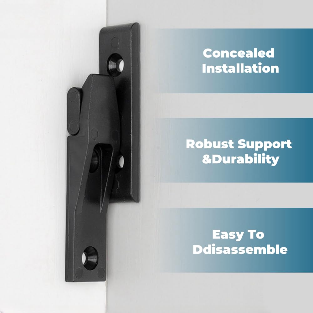 CGJIANG 10 works Hook On Push in Plinth Fasteners Fittings Press Fit Panel Clips - Image 4