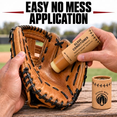 Rhino Wax Baseball Glove Break-in Kit: Oil, Glove Conditioner, Mallet, Wrap - image 4