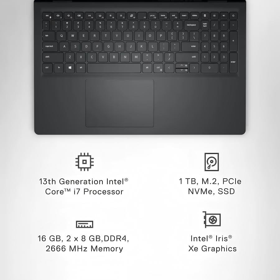 Dell Inspiron 15 Laptop 15.6" FHD Touchscreen Intel i7 16GB RAM 1TB SSD miniatura 7