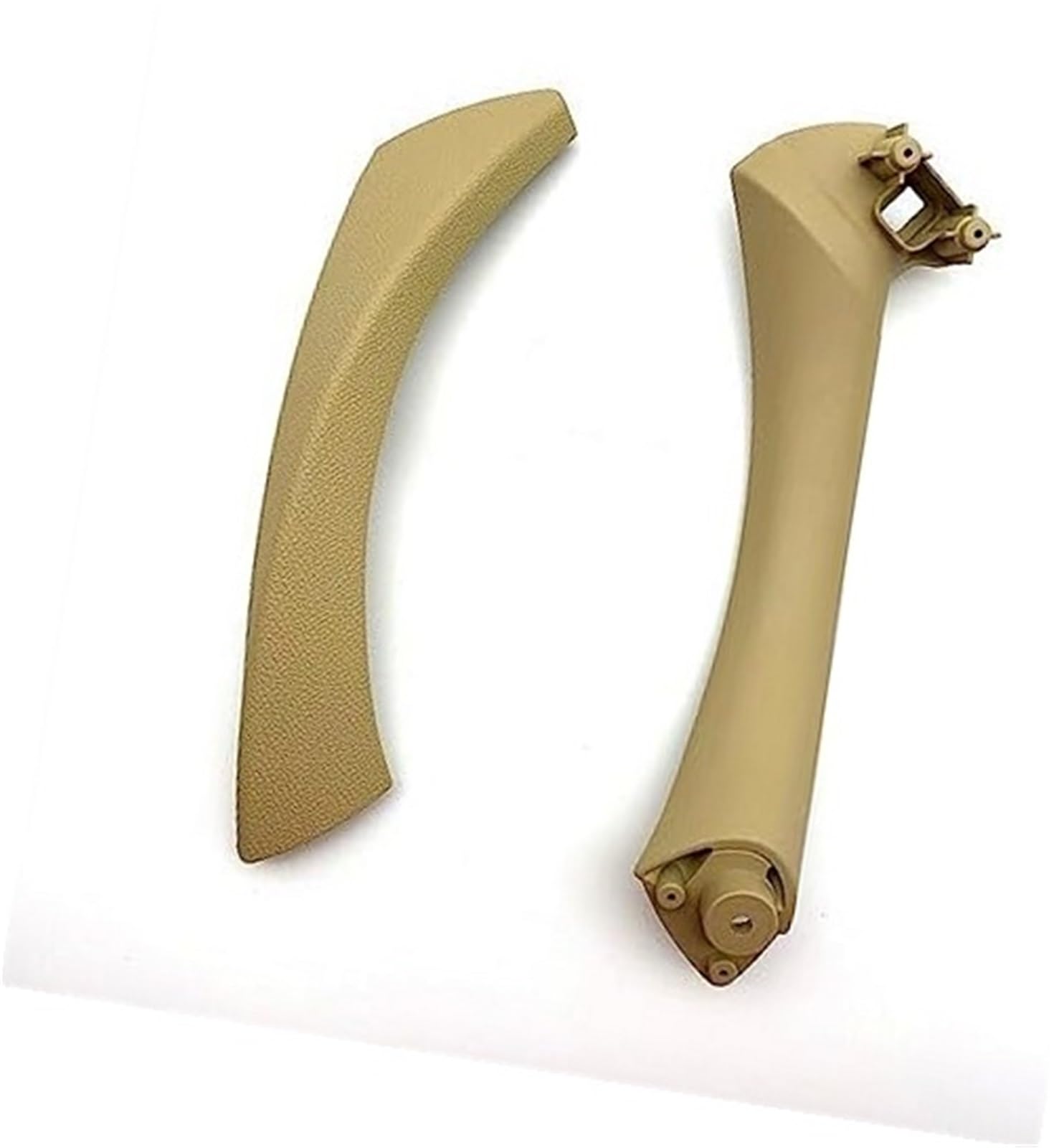 Pizgear Beige One The Left Car Inner Handle Cover Car Inner Interior Door Handle 51419150340 Panel, For Bmw E90 E91 3-Series Sedan Pull Trim Cover 51417230850 51419150335(Beige One The Left)