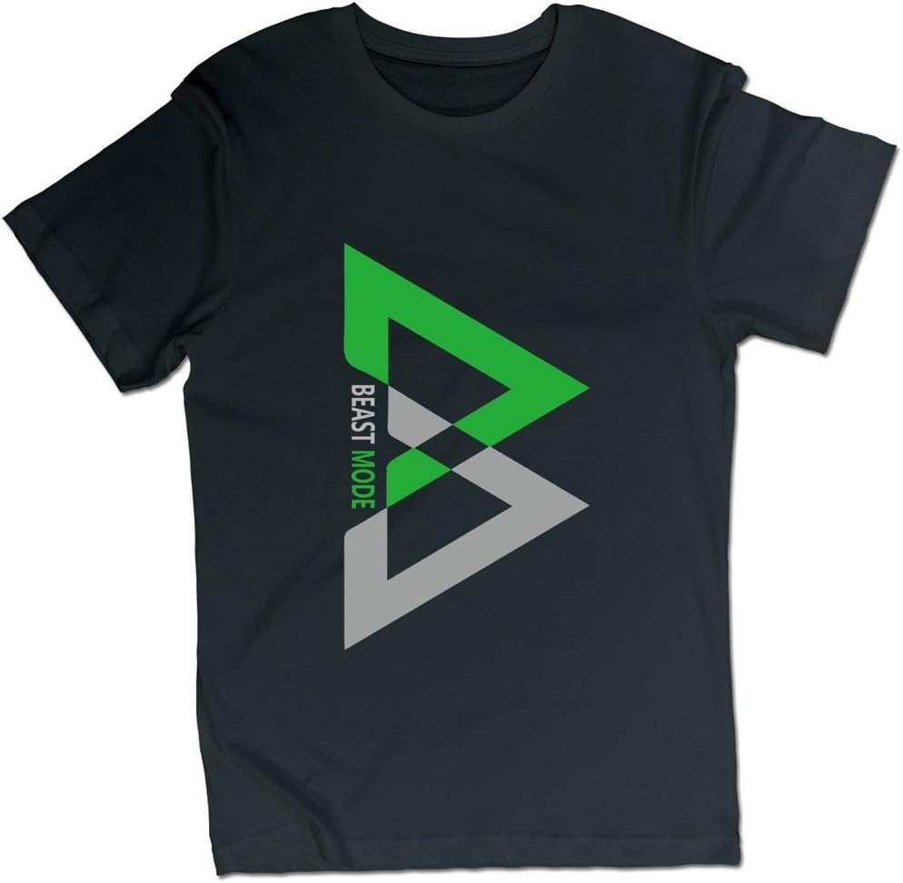 Man's Beast Mode Logo Marshawn Lynch #24 Football T-shirt Black L