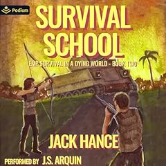 Survival School Audiolibro Por Jack Hance arte de portada
