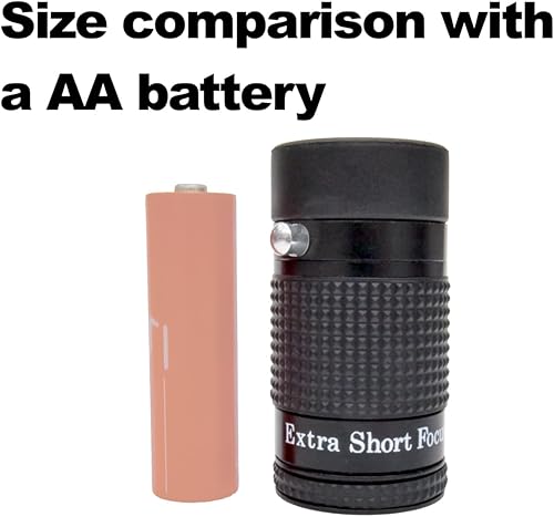 Miniatura 7 de Monocular de enfoque extra corto de 0.157 x 0.472in para visión de corta y larga distancia con FOV grande para discapacidad de visión para personas