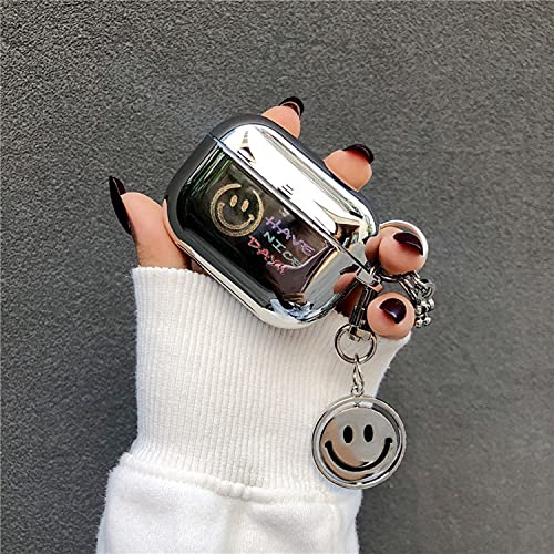 YohokGo Compatible with Airpod Pro Case, Cute Airpods Accessories Protective Cover Case Portable & Shockproof for Women with Keychain Compatible with Airpods Pro Charging Case 2019