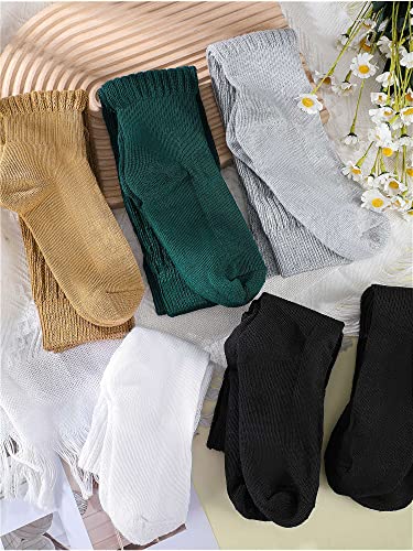 Image of Bencailor 6 Pairs Women Slouch Socks Knee High Boot Socks
